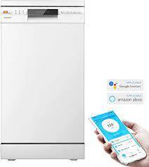 Preview of the first image of COMFEE 9 PLACE FREESTANDING SLIMLINE WHITE DISHWASHER-NEW.