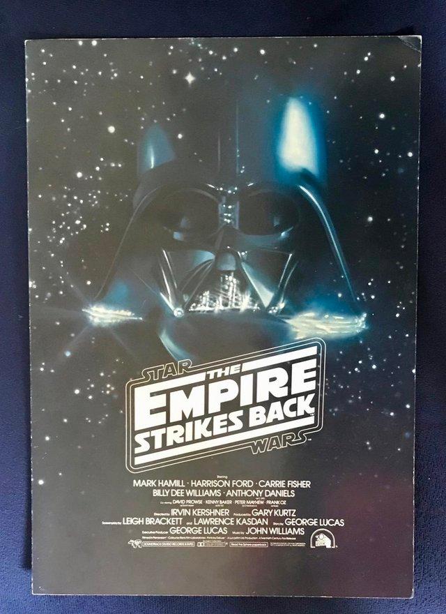 Preview of the first image of The Empire Strikes back Program/credit sheets (Ultra Rare).