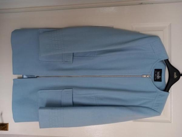Image 2 of Powder Blue wool coat (never worn)