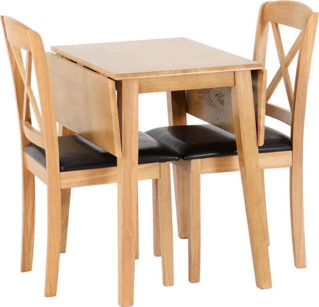 Preview of the first image of Mason double drop leaf dining set.