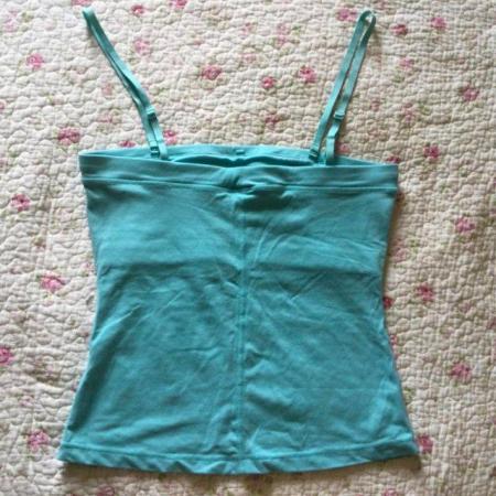 Image 4 of Pale Jade NIKE FIT DRY Multi-Way Sports Top, L, sz 14-16