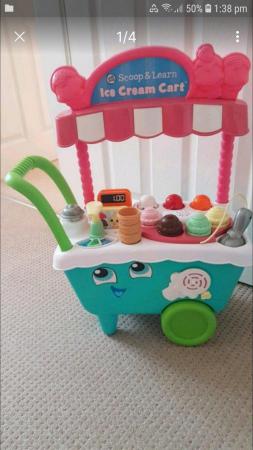 Image 1 of Toys ice cream cart leapfrog paw patrol