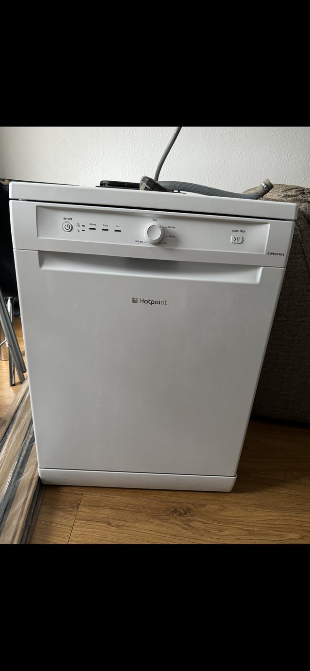 Preview of the first image of Hot point freestanding dishwasher.