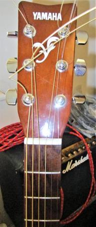 Image 5 of YAMAHA F310 Acoustic.6 string Qulaity New Strings used in se