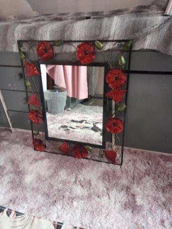 Image 3 of Poppy mirror and fire place ornament