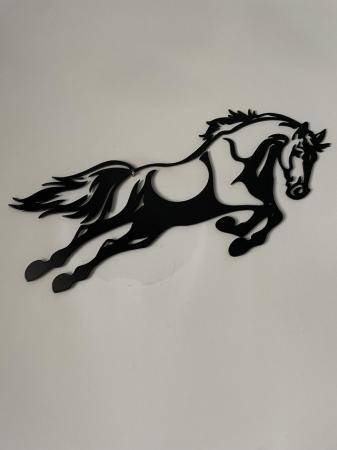 Image 1 of Jumping horse wall plaque