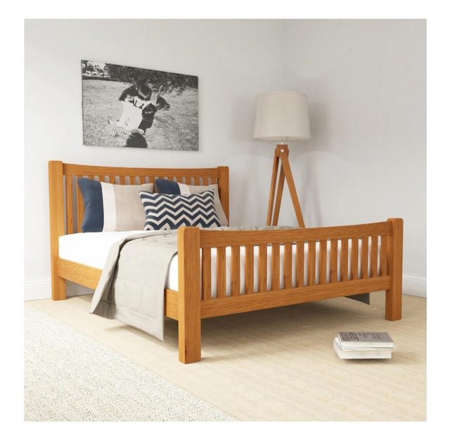 Preview of the first image of King size Oak Bedframe for sale..
