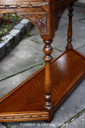 Image 75 of AN OLD CHARM LIGHT OAK CANTED CONSOLE TABLE LAMP PHONE STAND