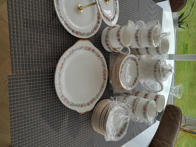 Preview of the first image of Royal Doulton/Paragon Belinda Tea Set.