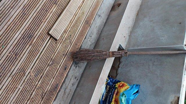 Image 2 of Witches broomstick for sweeping up outside (leaves etc) or a