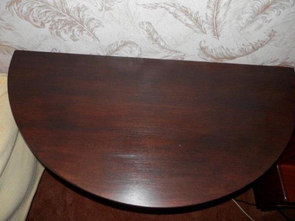 Image 3 of Solid Wood "Half" Table/Hall Use,etc
