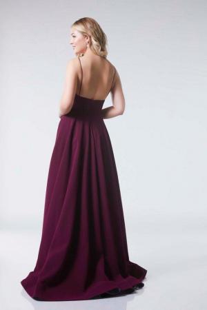 Image 2 of Tiffanys prom dress style Bella, burgundy size 8