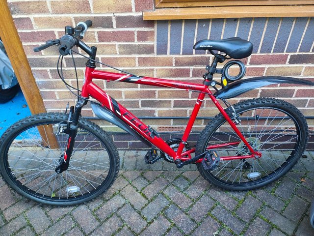 Preview of the first image of Apollo Feud 18 Speed, 26 Wheels, Adults Bike Red, Height 173.