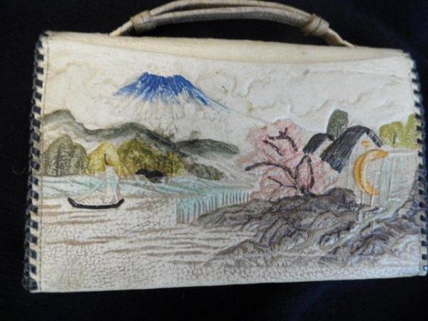 Image 2 of Japanese purse circa late 1940's in excellent condition