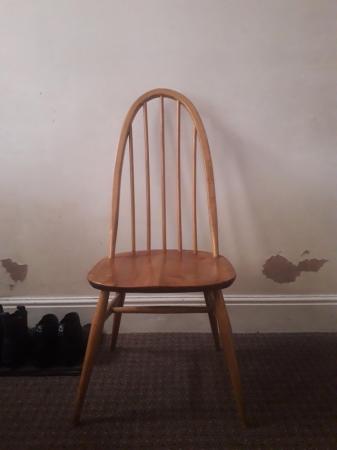 Image 3 of Original ercol dining table and 5 chairs