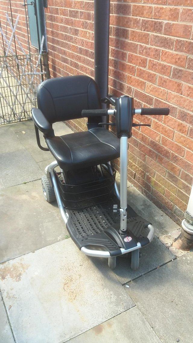 Preview of the first image of Mobility scootersilver/ black 4mph class 2 liteway 3.