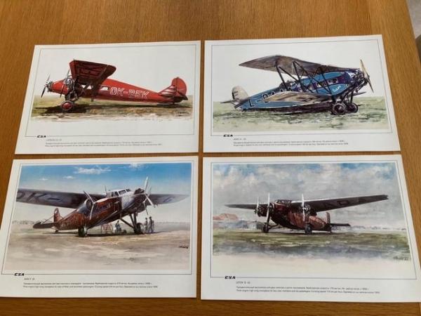 Image 2 of Set of Prints - Czech Aircraft by Vladimir Bidlo