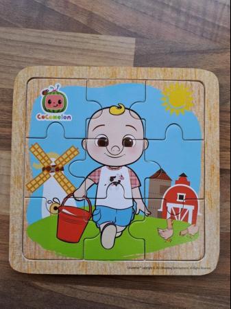 Image 3 of 6 coloured wooden toddler puzzles (see pics)