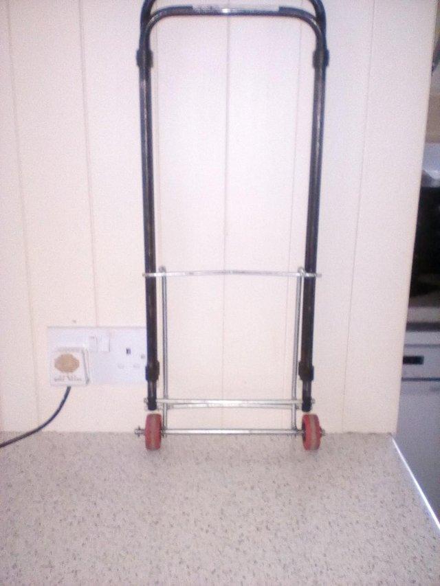 Preview of the first image of Small, Light weight shopping/suitcase trolley - frame only.