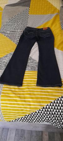 Image 2 of Ladies Levi Bootcut Jeans 715 size w26 l30