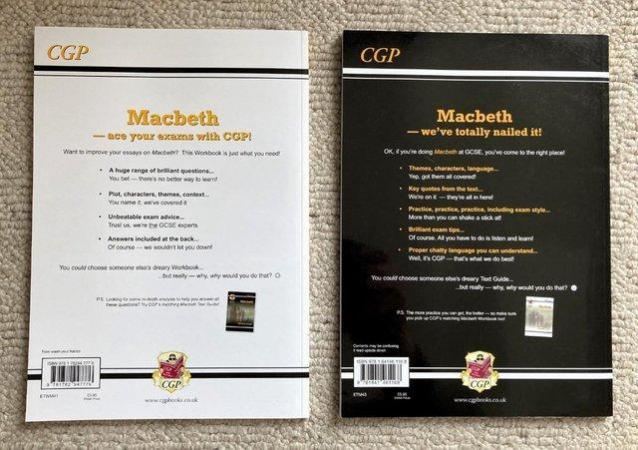 Image 2 of NEW GCSE BOOKS MACBETH ENGLISH CGP WORKBOOK TEXT GUIDE EXAMS