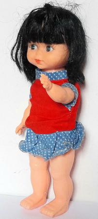 Image 3 of CHRISSIE ** CHEEKY DOLL - RED and BLUE DRESS 22 cm GOOD