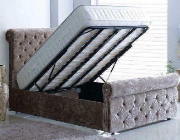 Image 1 of Super king Romney ottoman bed frame