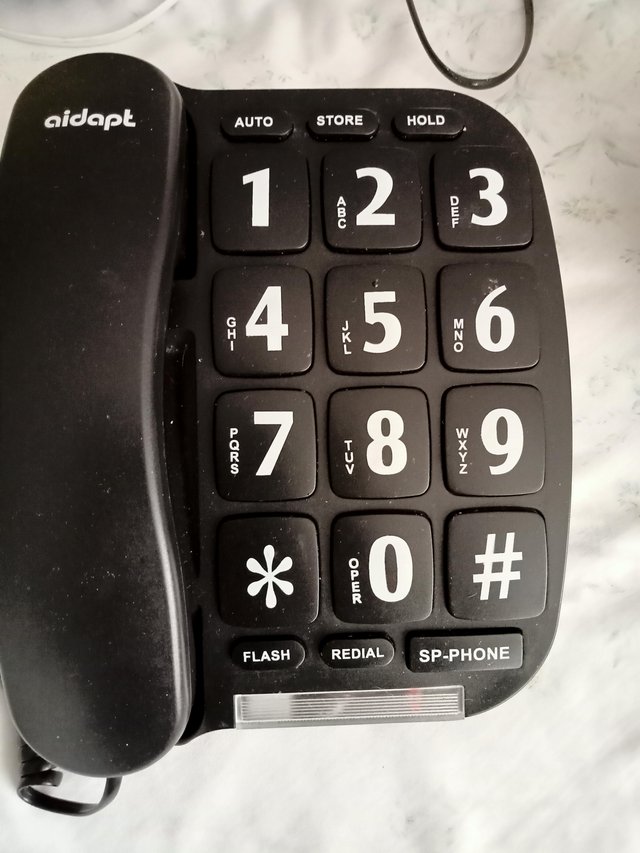 Preview of the first image of Big Button black telephones.