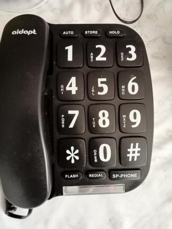 Image 1 of Big Button black telephones