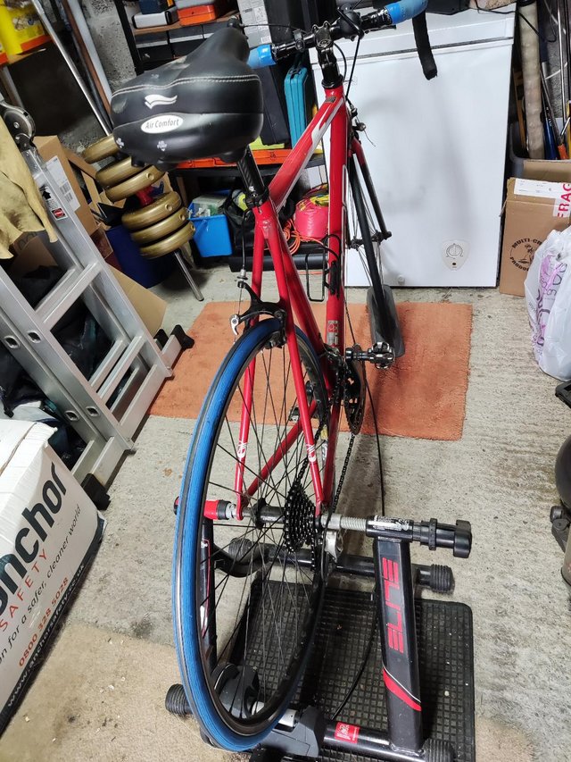 Felt road bike + indoor trainer - £75