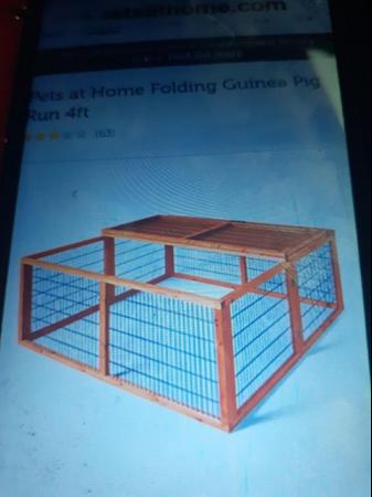 Image 6 of DOUBLE RABBIT/GUINEA PIG HUTCHES(2)