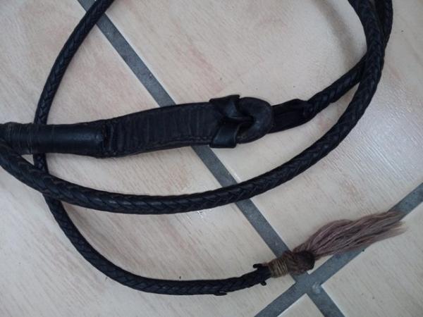 Image 3 of VintageHunting Whip 76"Long