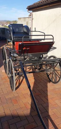Image 2 of 4 wheel horsecarriage by Charlie Wyley