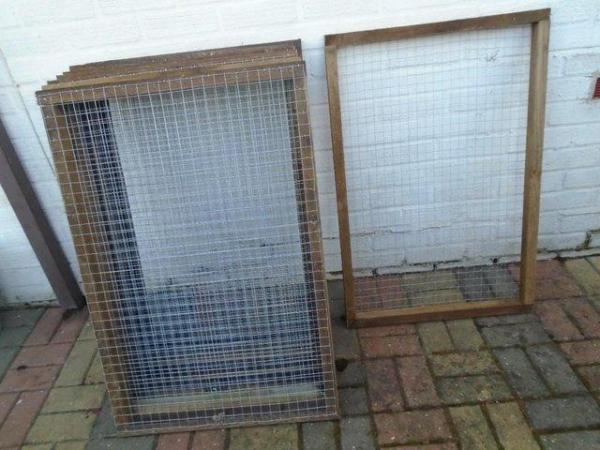 Image 1 of weldmesh wire 3foot wide ideal for pets and plants £25.