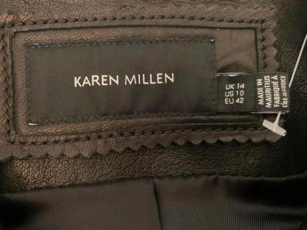 Image 2 of KAREN MILLEN Leather Jacket BN Unworn