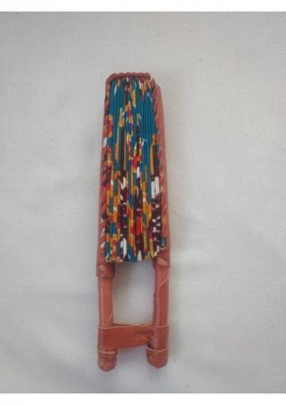 Image 2 of Unique handmade fan / accessory with african fabrics