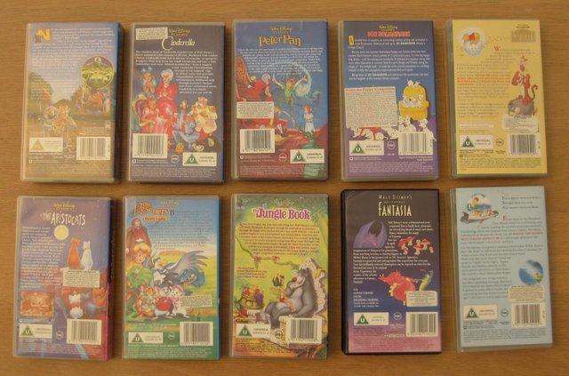 Image 2 of Disney VHS Video Tapes Ten Sell Separately