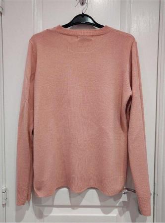 Image 8 of New Women's Marks and Spencer Pink Soft Acrylic Jumper UK 14