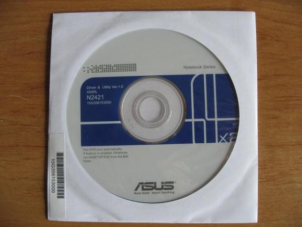 Image 2 of ASUS Driver & Utility Disc - N2421  V1.0 for X50RL
