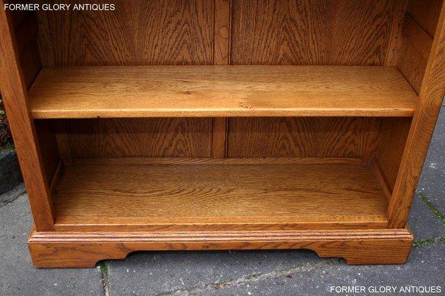 Image 56 of AN OLD CHARM VINTAGE OAK OPEN BOOKCASE CD DVD CABINET STAND