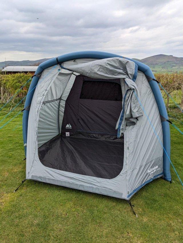 Family Eurohike Genus 400 Air Tent For Sale in Telford Shropshire Preloved