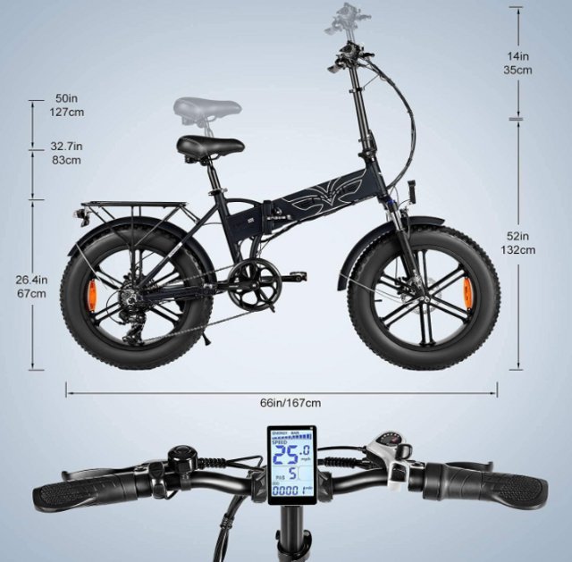 Preview of the first image of 750W ENGWE Pro Electric Folding Bike.