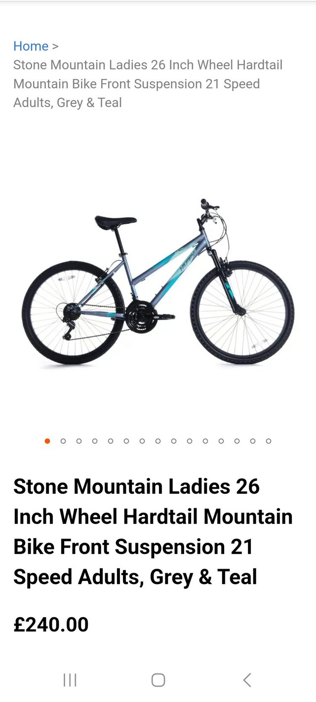 Preview of the first image of Huffy women's mountain bike26 inch nearly new.