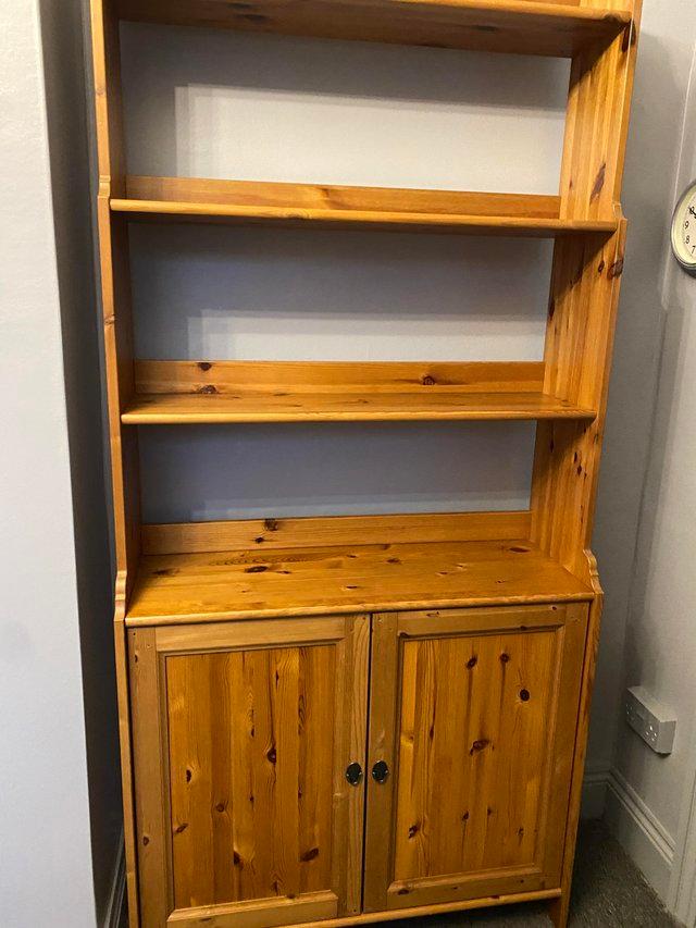 Preview of the first image of Heavy Pine wall units x 2 outstanding condition.
