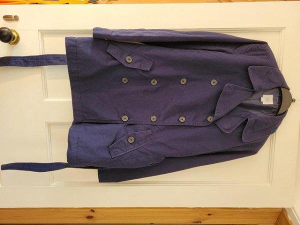 Image 3 of GAP ladies trenchcoat, navy blue, size M, great condition