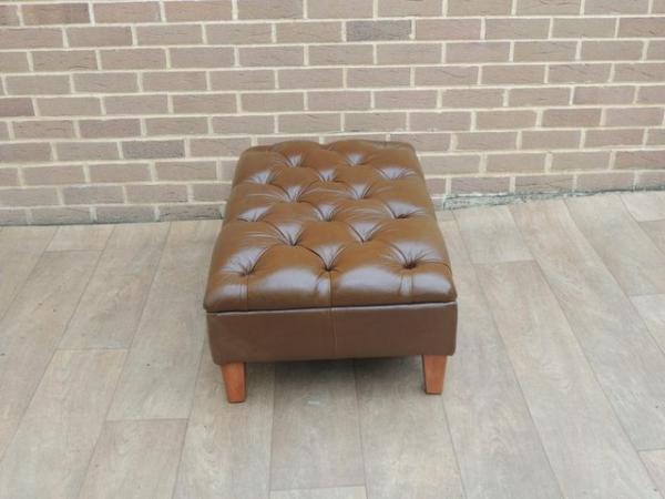 Image 6 of Marks and Spencer Chesterfield Footstool with Storage (Deliv