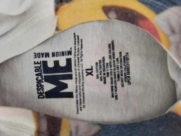 Image 2 of Despicable Me Minion Made T-Shirt Size XL