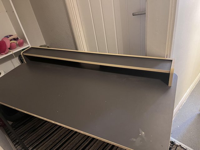 Preview of the first image of Argos grey desk for sale.