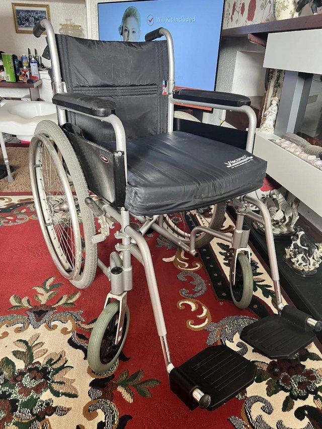 Preview of the first image of Folding wheelchair - good condition.
