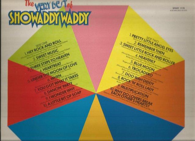 Preview of the first image of LP - The Very Best of Showaddywaddy- SPART 1178.